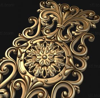 3D model 3d model of carved panel, stl, for CNC (STL)